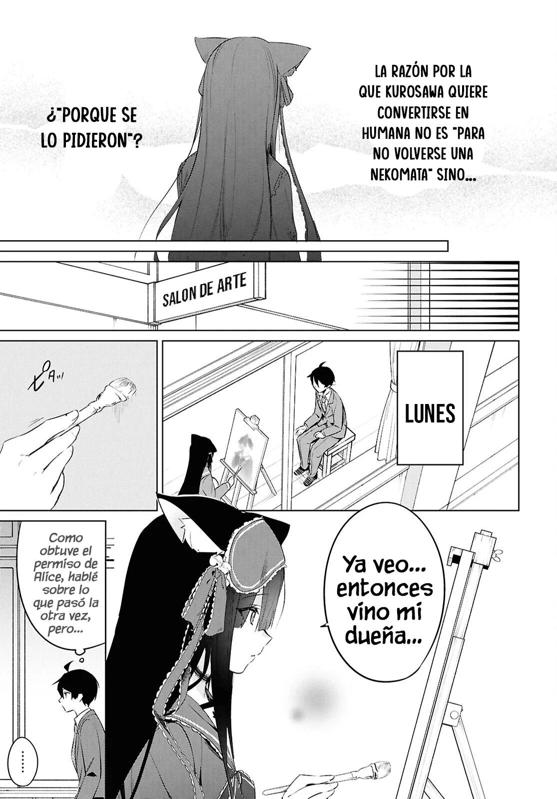 Jingai Kyoushitsu no Ningen Kirai Kyoushi ~Hitoma-sensei, Watashi-tachi ni Ningen wo Oshiete kuremasu ka….?~ Capítulo 28.1 - Page 12