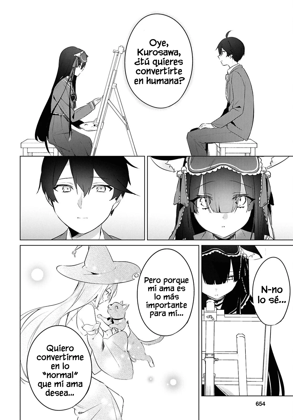 Jingai Kyoushitsu no Ningen Kirai Kyoushi ~Hitoma-sensei, Watashi-tachi ni Ningen wo Oshiete kuremasu ka….?~ Capítulo 28.1 - Page 13