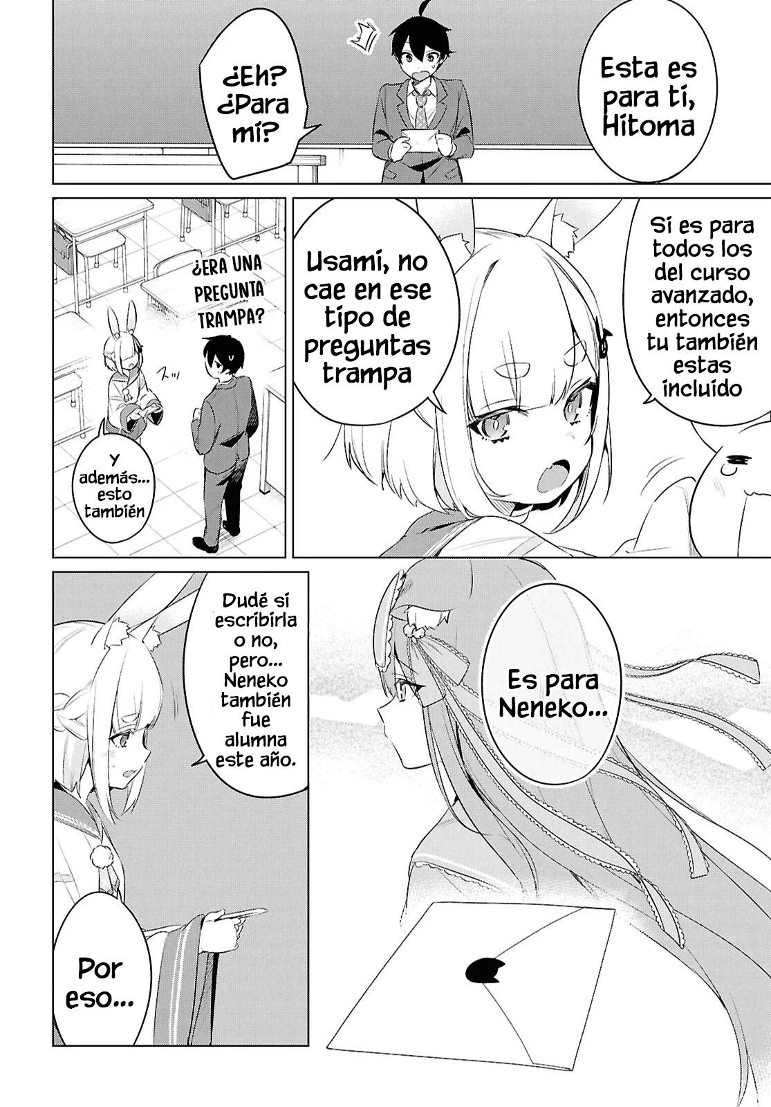 Jingai Kyoushitsu no Ningen Kirai Kyoushi ~Hitoma-sensei, Watashi-tachi ni Ningen wo Oshiete kuremasu ka….?~ Capítulo 29 - Page 24