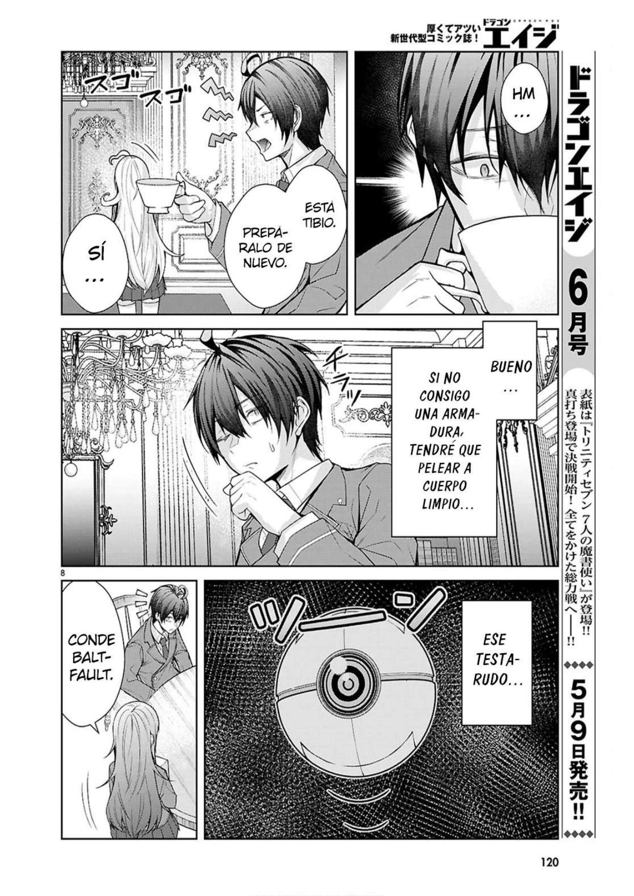 Otome Game Sekai wa Mob ni Kibishii Sekai Desu Capítulo 77 - Page 8