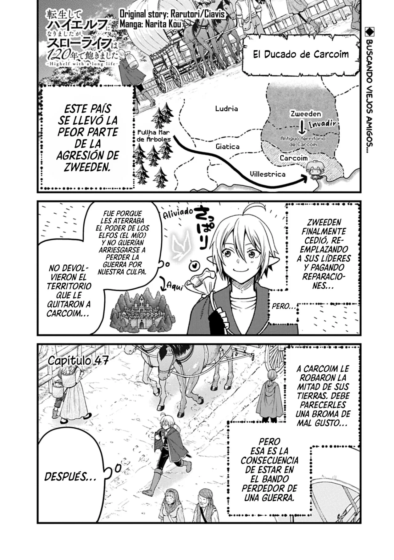 Tensei Shite High Elf ni Narimashitaga, Slow Life wa 120-nen de Akimashita Capítulo 47 - Page 1