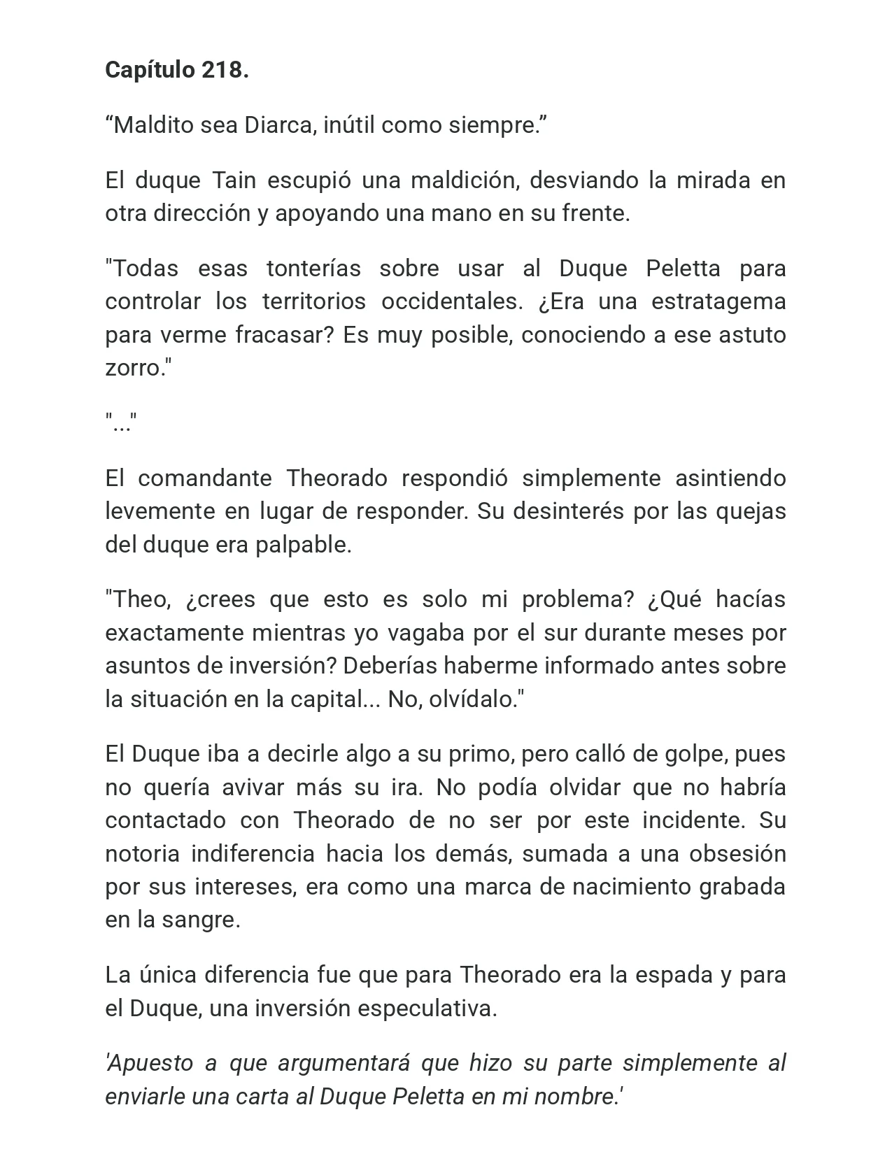El Retorno del Rey Demonio Retirado Capítulo 218 - Page 1